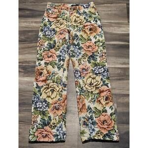 Womens Jaded London Wowen Floral Tapestry Boyfriend fit Slouchy W28 Pants